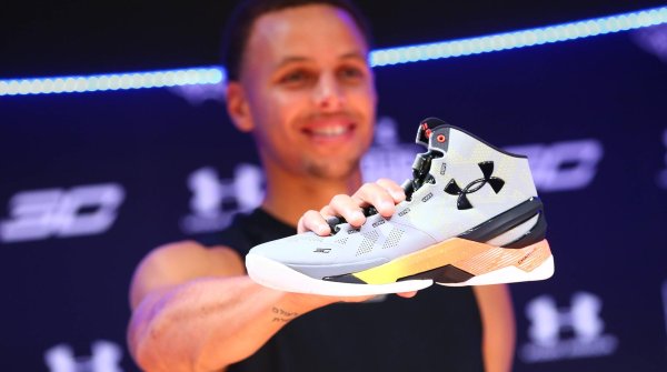 NBA star Stephen Curry is one of the faces of Under Armour.