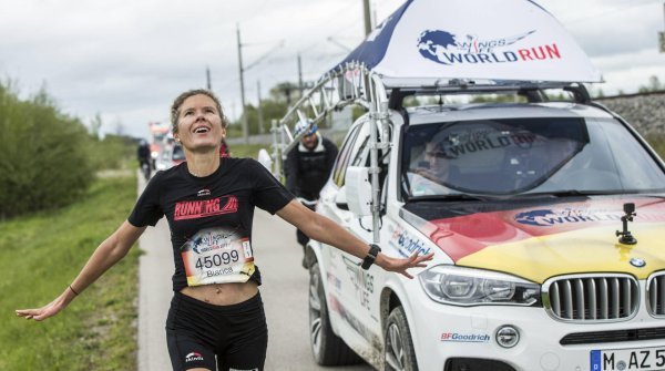 Exakt 51,2 km lief Bianca Meyer beim Wings for Life World Run in München.