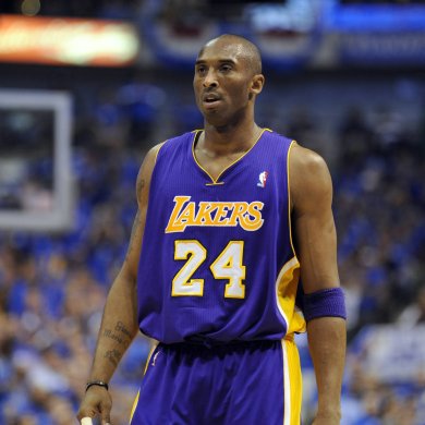 Kobe Bryant im Trikot der Los Angeles Lakers