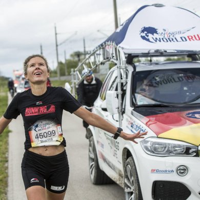Exakt 51,2 km lief Bianca Meyer beim Wings for Life World Run in München.