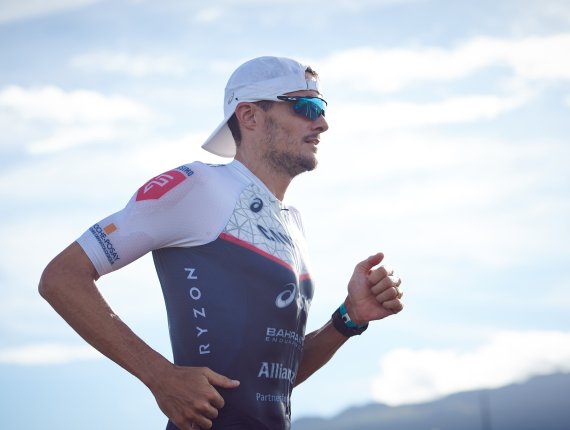 Jan Frodeno on his way to the third Ironman victory in Hawaii