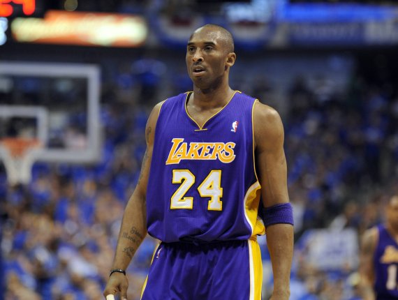 Kobe Bryant im Trikot der Los Angeles Lakers