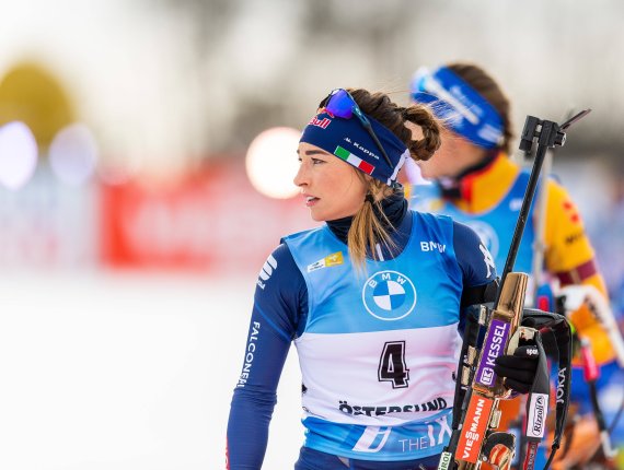 Die italienische Biathletin Dorothea Wierer