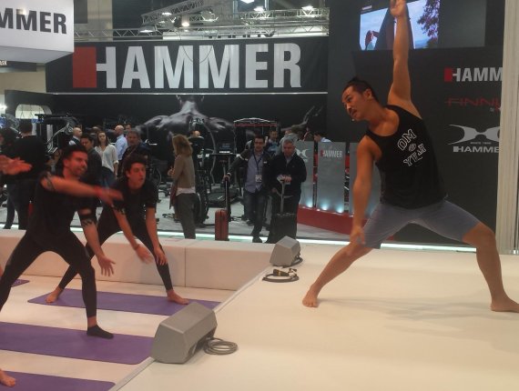 Young-Ho Kim on the Health & Fitness stage