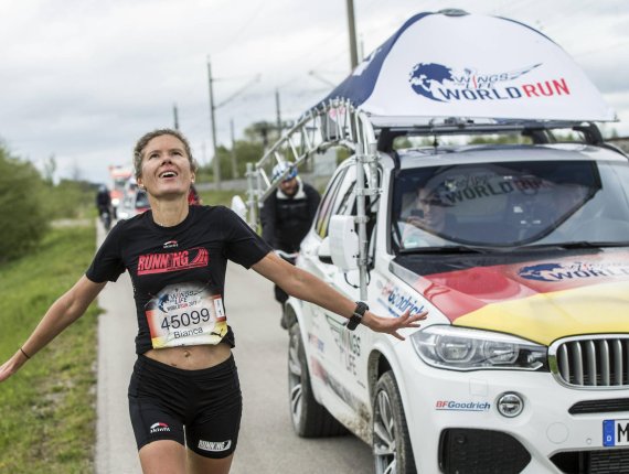 Exakt 51,2 km lief Bianca Meyer beim Wings for Life World Run in München.