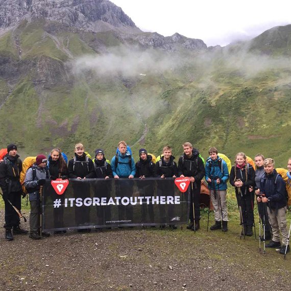 13 pupils of the Friedrich-Junge-Schule in Großhansdorf were allowed to cross the Alps in 10 days.