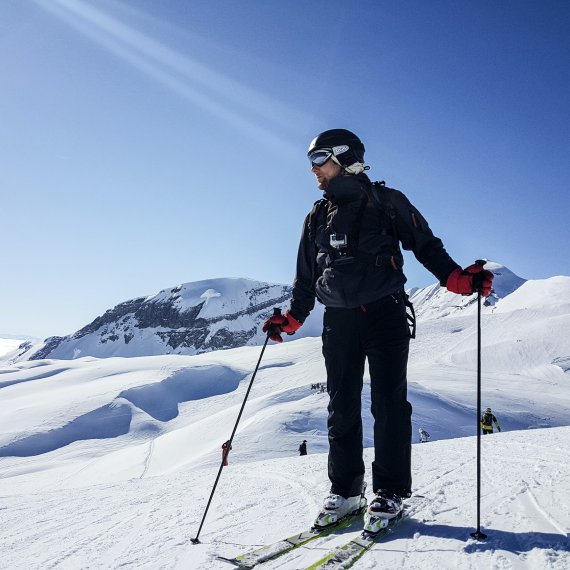 Skifahrer 