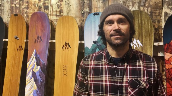 Jeremy Jones auf der ISPO Munich 2018