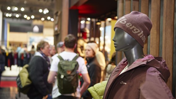 Mannequin with jacket and cap