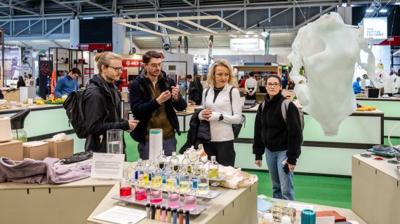 The Material Lab showcases the latest and most sustainable material innovations
