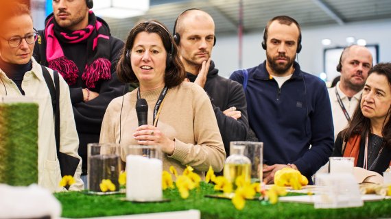 Guided Tour auf er ISPO im Material Lab