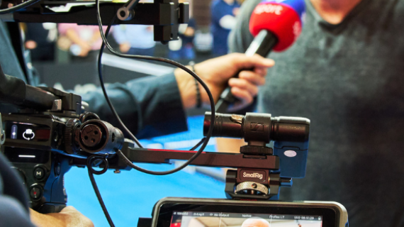Andre Agassi im Interview auf der ISPO Munich