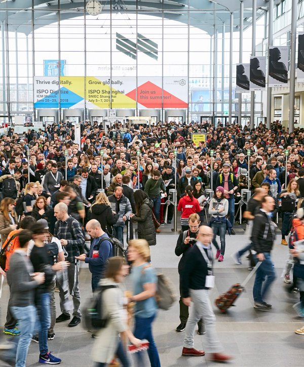 Entrance hall at ISPO Munich