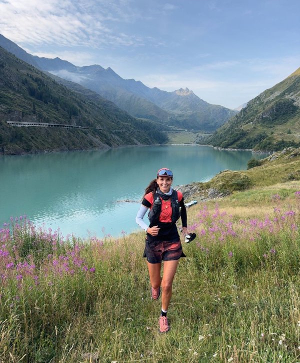 Magdalena Kalus beim Trainrunning