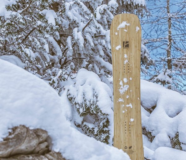 Curved bamboo stringers are processed in the Anticonf Board: the Hardware Winter winner.