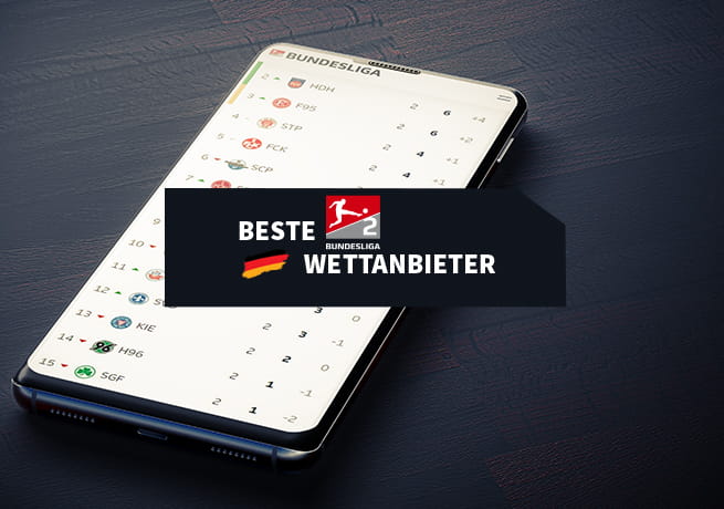 Die besten 2. Bundesliga Wettanbieter in Deutschland