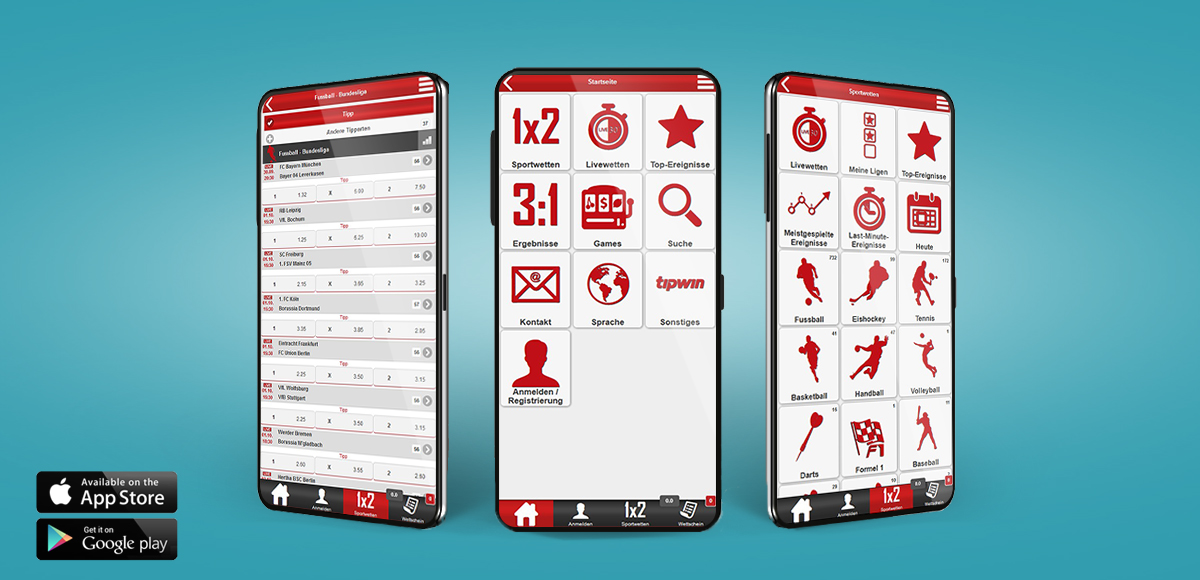 Die mobile Tipwin Sportwetten App